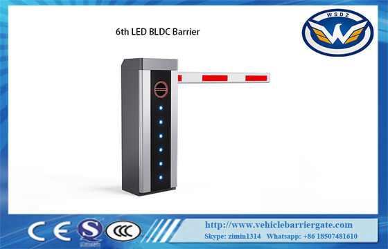 DC24V Bürstenlose Motorparkplatzbarriere Tor 6 BLDC Motor LED Lichtgehäuse