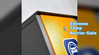 Barrier Gate: Zugang zum Parkplatz bei extremen Temperaturen