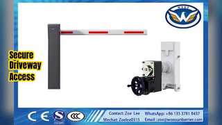 Einfahrtsschranken sichern den Zugang